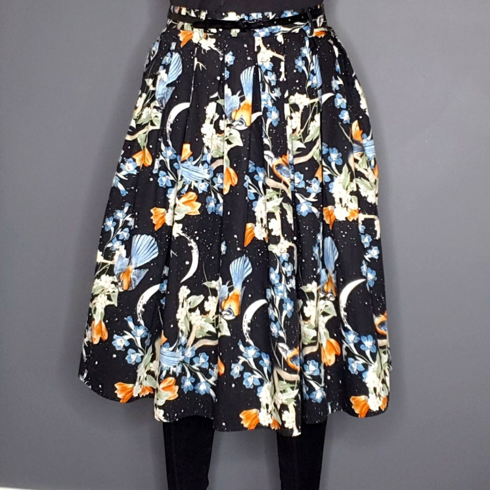 Printed Midi skirt